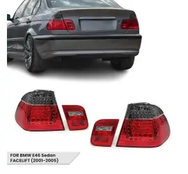 LED Galiniai Žibintai, komplektas skirtas BMW E46...