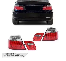 LED Galiniai Žibintai, komplektas skirtas BMW E46...