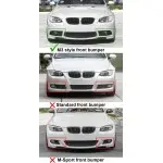 Rūko Žibintas, kairės pusės tinkantis BMW E92 / E93 su M3-look bamperiu, skaidrus