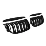 Performance priekinės grotelės skirtos BMW E90 / E91 (05-08), dvigubos blizgios