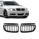 Performance kidney grille for BMW E90 / E91 (05-08), glossy black