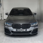 WR V1 Priekinio Bamperio Pažeminimas skirtas BMW G30 / G31 LCI (21-23), juodas blizgus