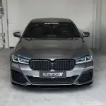 WR V1 Priekinio Bamperio Pažeminimas skirtas BMW G30 / G31 LCI (21-23), juodas blizgus