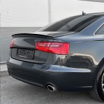 Trunk Spoiler for Audi A6 C7 / S6 C7 sedan (11-18), glossy black
