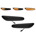 Sequential LED side indicators for BMW E46 sedan / touring (01-05), black