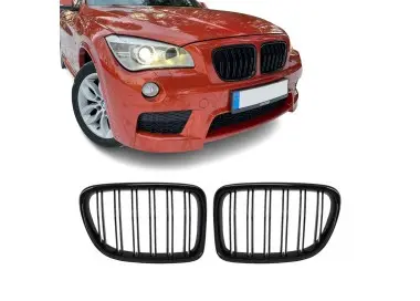 Performance priekinės grotelės, dvigubos, blizgios, skirtos BMW E84 X1 (09-15)