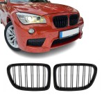 Performance kidney grille for BMW X1 E84 (09-15), glossy black