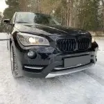 Performance priekinės grotelės, dvigubos, blizgios, skirtos BMW E84 X1 (09-15)
