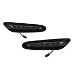 LED posūkiai ant sparnų, komplektas skirtas BMW E60 / E61, tamsinti