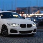 Performance priekinės dvigubos grotelės tinkančios BMW F20 / F21 LCI (15-19), blizgios