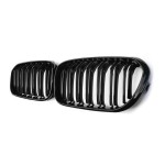 Performance priekinės dvigubos grotelės tinkančios BMW F20 / F21 LCI (15-19), blizgios