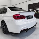 Performance galinis Difuzorius skirtas BMW F30 / F31 su M-Pack (335 / 340), juodas blizgus