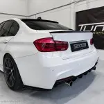 Performance galinis Difuzorius skirtas BMW F30 / F31 su M-Pack (335 / 340), juodas blizgus