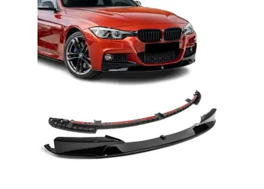 Performance priekinis Pažeminimas skirtas BMW F30 / F31, juodas blizgus, V2 - SUSTIPRINTA VERSIJA