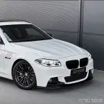 Performance Priekinis Pažeminimas skirtas BMW F10 / F11 su M-Pack, blizgus juodas