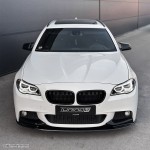 Performance Priekinis Pažeminimas skirtas BMW F10 / F11 su M-Pack, blizgus juodas
