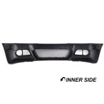 M3 style Front Bumper for BMW E46 sedan / touring / coupe (98-05), with smoked fog lights