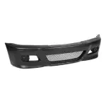 M3 išvaizdos Priekinis Bamperis, skirtas BMW E46 sedan / touring / coupe (98-05), su tamsintais priešrūkiniais