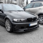 Performance, dvigubos priekinės grotelės, tinkančios BMW E46 sedan / touring (01-05), juodos blizgios