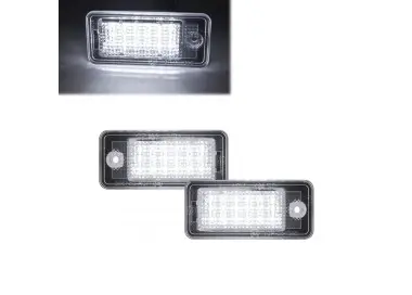 LED numerių apšvietimo komplektas skirtas Audi A6 C6 modeliams
