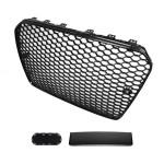 RS-style front grille for Audi A5 / S5 B8 (11-16), glossy black