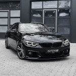 Performance priekinis pažeminimas skirtas BMW F32 / F33 / F36, juodas blizgus