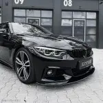 Performance V1 priekinis pažeminimas skirtas BMW F32 / F33 / F36, juodas blizgus