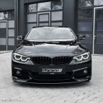 Performance priekinis pažeminimas skirtas BMW F32 / F33 / F36, juodas blizgus