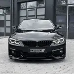 Performance V1 priekinis pažeminimas skirtas BMW F32 / F33 / F36, juodas blizgus