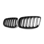 Performance priekinės Grotelės skirtos BMW E70 X5 / E71 X6, Dvigubos, blizgios