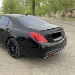 Spoileris ant bagažinės dangčio skirtas Mercedes-Benz W222 (13-20), juodas blizgus
