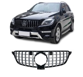 Front grille for Mercedes-Benz GLE W166 (15-19), black...