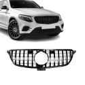 Front grille for Mercedes-Benz GLE W166 (15-19), glossy black