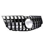 Front grille for Mercedes-Benz GLK X204 (08-12), glossy black