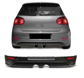 R32 išvaizdos galinis bamperis / difuzorius skirtas VW...