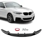 Performance Priekinis Pažeminimas skirtas BMW F22 / F23 su M-Pack, juodas blizgus