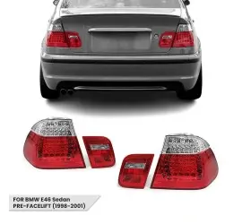 LED Galiniai Žibintai, komplektas skirtas BMW E46...