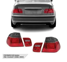 LED Galiniai Žibintai, komplektas skirtas BMW E46...