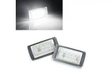 LED Numerių Apšvietimas, komplektas skirtas BMW E46 Coupe / Cabrio facelift (03-06)