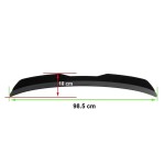 Universal Trunk Spoiler / Roof Spoiler, Glossy Black ABS