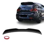 Spoileris ant galinio dangčio skirtas VW Golf MK6 / MK7, blizgus juodas