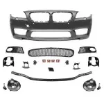 M5 stiliaus Priekinis Bamperis skirtas BMW F10 / F11 PRE-LCI (10-13), su skaidriais priešrūkiniais