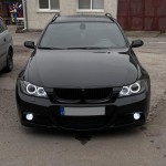 M-Pack LCI-look Priekinis Bamperis, skirtas BMW E90 / E91 PRE-LCI (05-08), su skaidriais priešrūkiniais