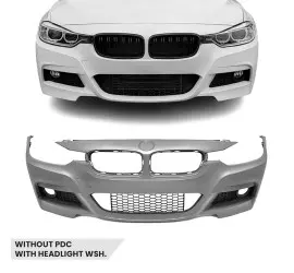 M-Pack Priekinis Bamperis skirtas BMW F30 / F31, be...