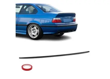 M3 style Spoileris ant Bagažinės dangčio, skirtas BMW E36 Sedan / Coupe / Cabrio, juodas blizgus