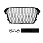 RS-design Front Grille for Audi A4 B8.5 / S4 B8.5 (12-15) without PDC, glossy black