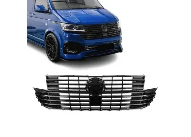 Priekinės Grotelės skirtos VW T6.1 (19-24), juodos blizgios