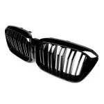 Performance priekinės Grotelės skirtos BMW G01 X3 LCI / G02 X4 LCI (21-24), dvigubos, juodos blizgios