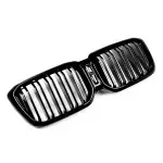 Performance priekinės Grotelės skirtos BMW G01 X3 LCI / G02 X4 LCI (21-24), dvigubos, juodos blizgios