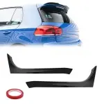 Galinio Stiklo Šoninės Apdailos, komplektas skirtas VW Golf MK6 GTI / GTD / R (08-13), juodos blizgios